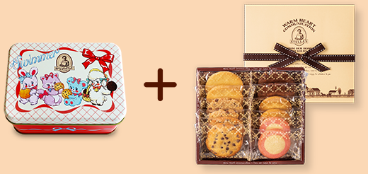 SWIMMERコラボ記念缶とクッキー商品とのセット